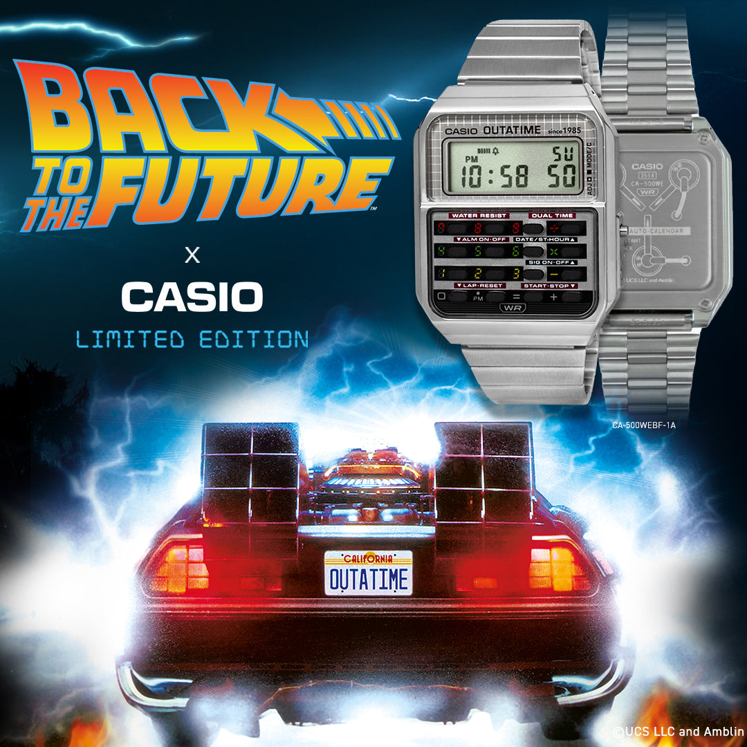 時計 CACIO BACK TO THE FUTURECA-500WEBF-1AJR Casio's Rare 'Back to the Future' Watch Takes You You Straight to
