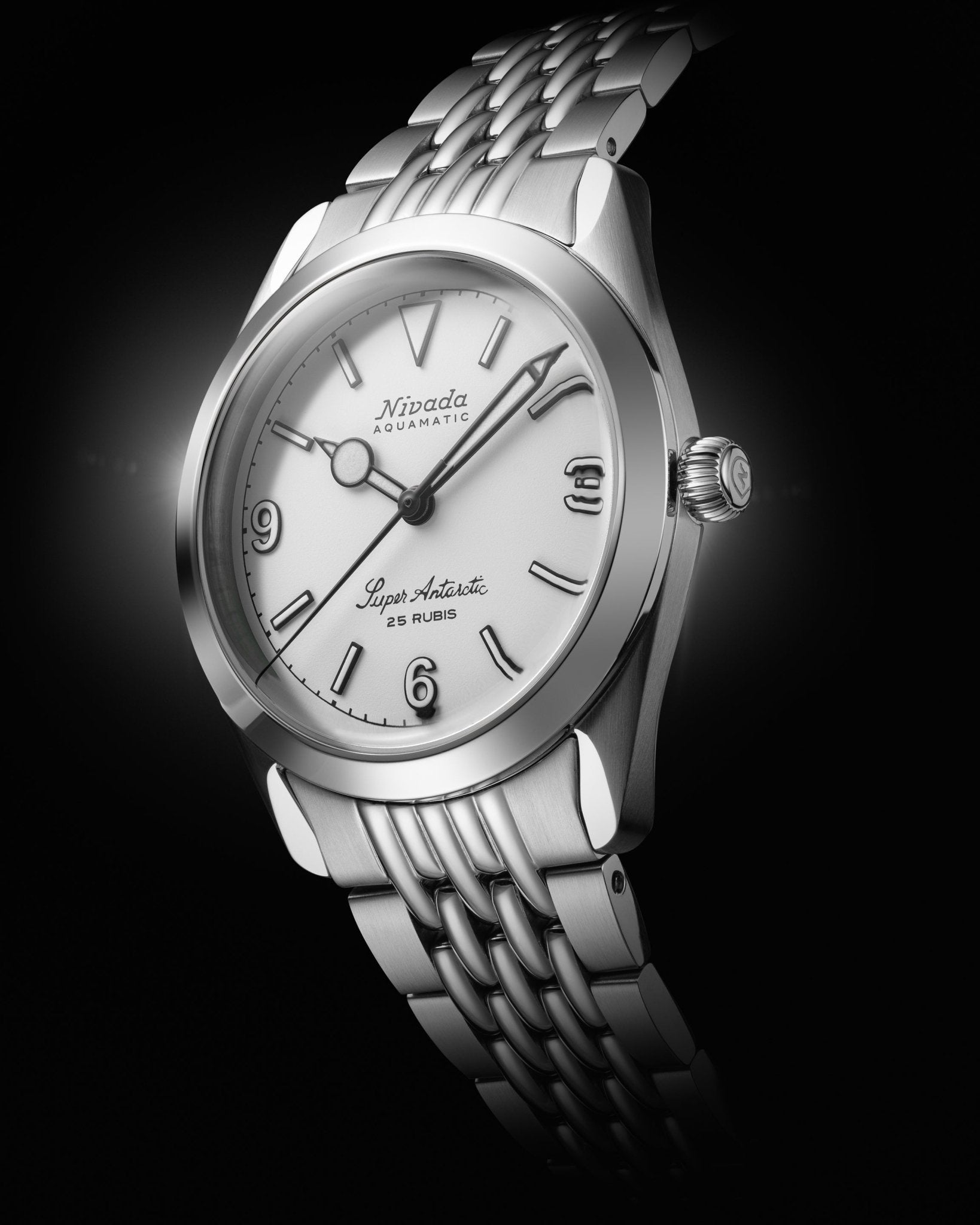 Nivada Grenchen Super Antarctic 3.6.9 White - White Luminova