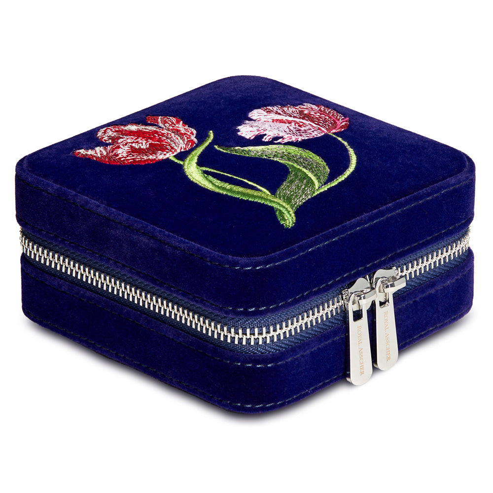 Royal Asscher Square Jewelry Zip Case