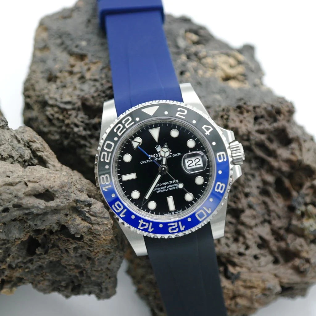 Tempomat- 20mm Curved Ended Batman Rubber Strap