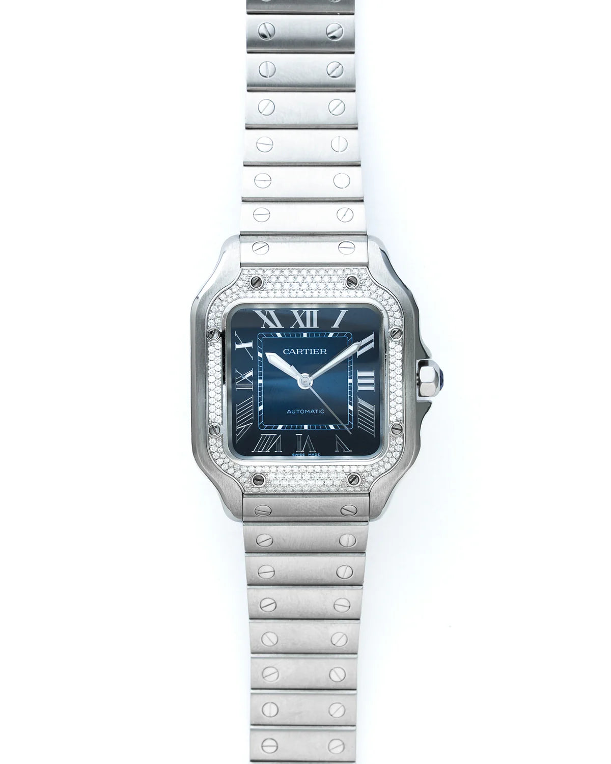 Cartier Santos de Cartier W4SA0006 – Diamond Bezel