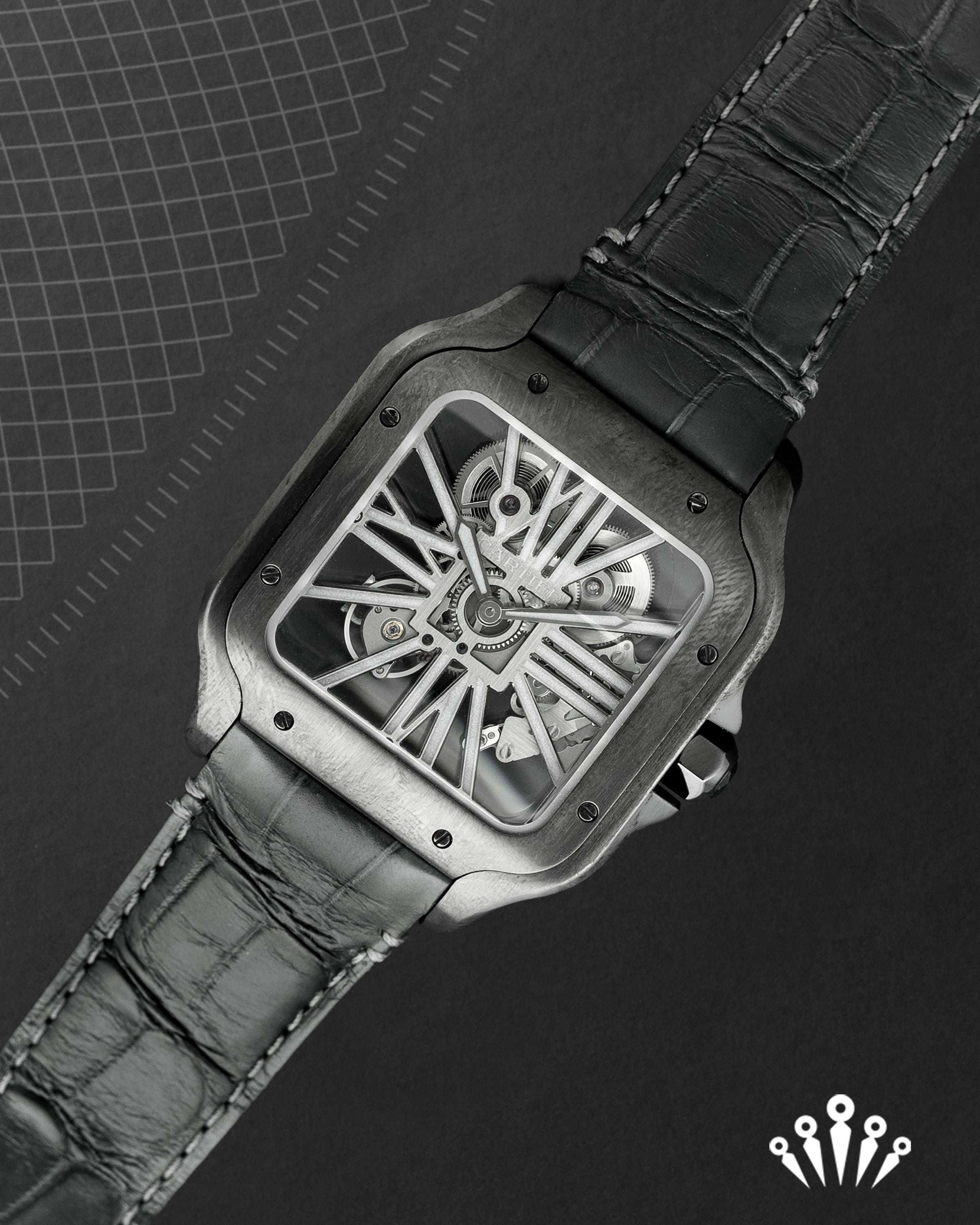 Cartier Santos de Cartier Skeleton