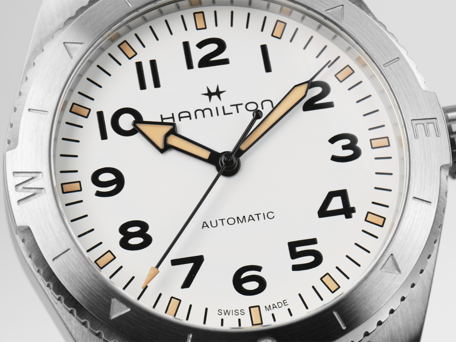 Hamilton Khaki Field Expedition 41mm Automatic White DIal