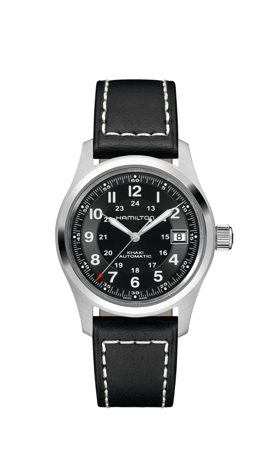 Hamilton Khaki Field 38mm Automatic Blue Dial Leather