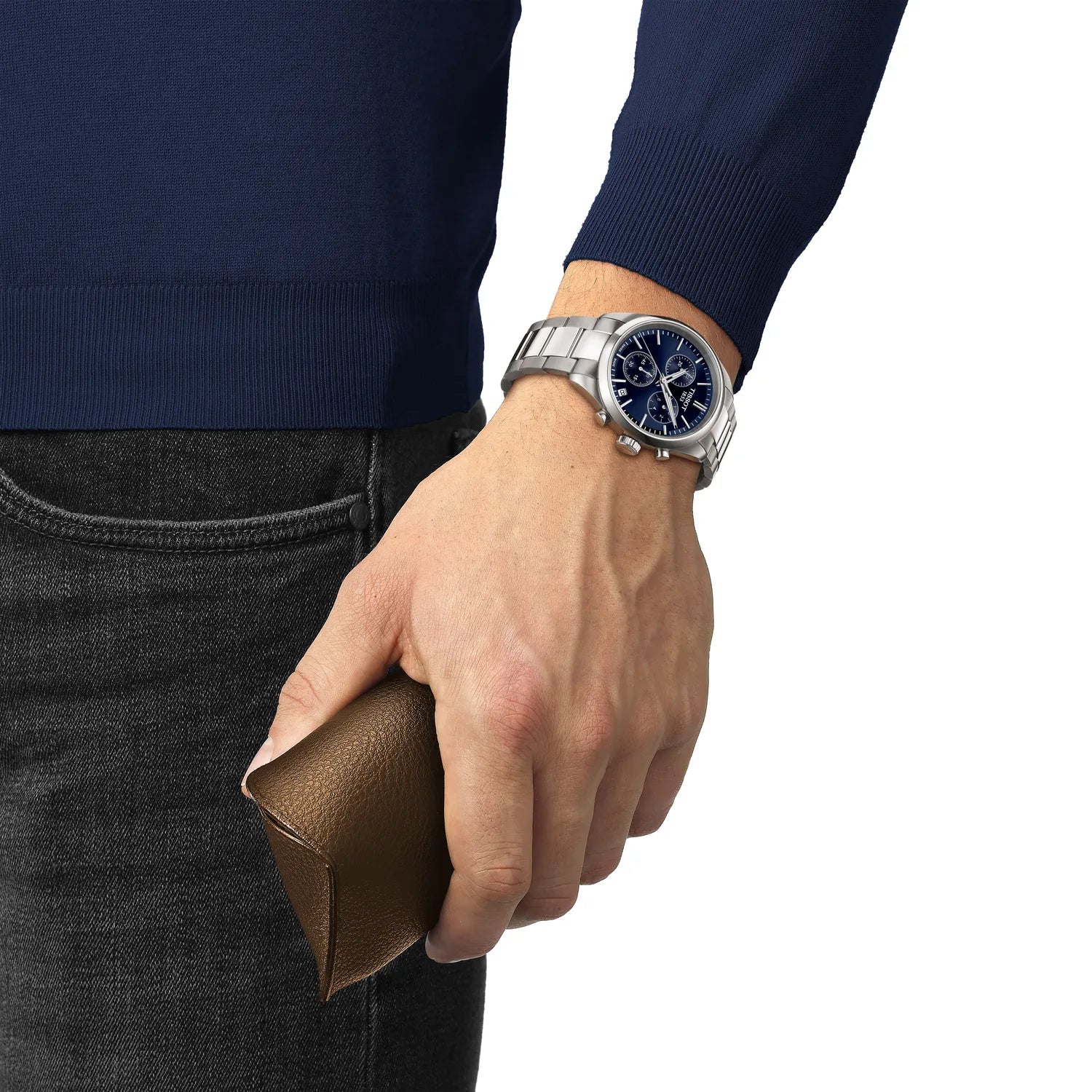 Tissot PR 100 Chronograph Blue Dial