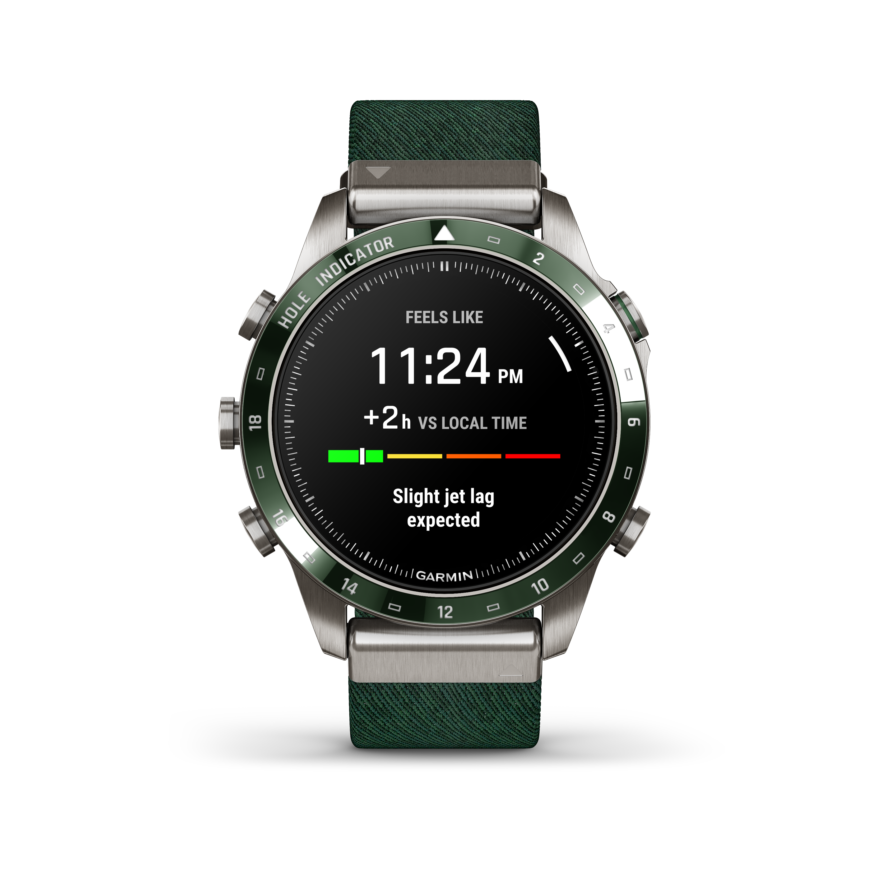 Garmin MARQ Golfer (Gen 2) – 46 mm Titanium, AMOLED Touchscreen, Luxury Golf Watch
