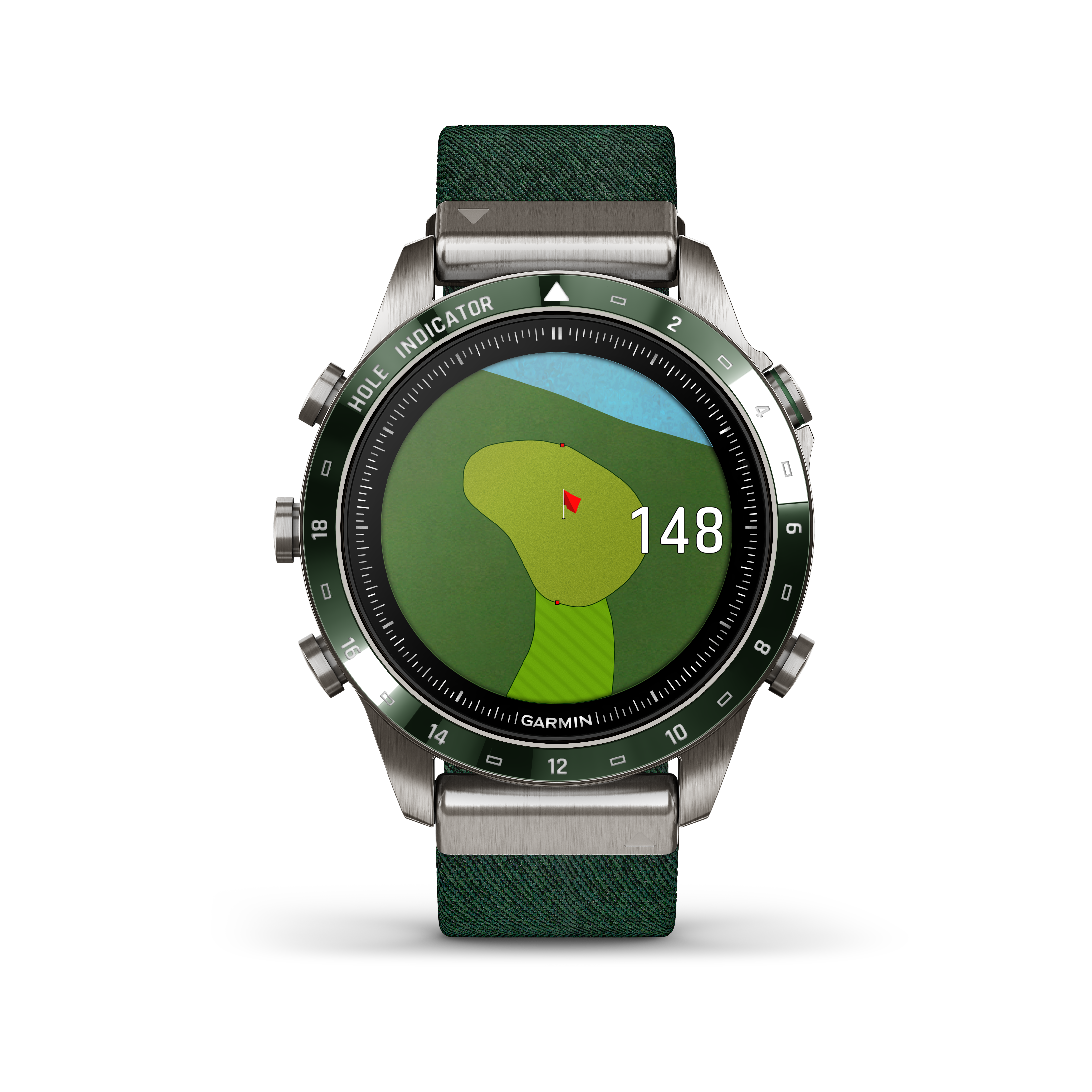 Garmin MARQ Golfer (Gen 2) – 46 mm Titanium, AMOLED Touchscreen, Luxury Golf Watch