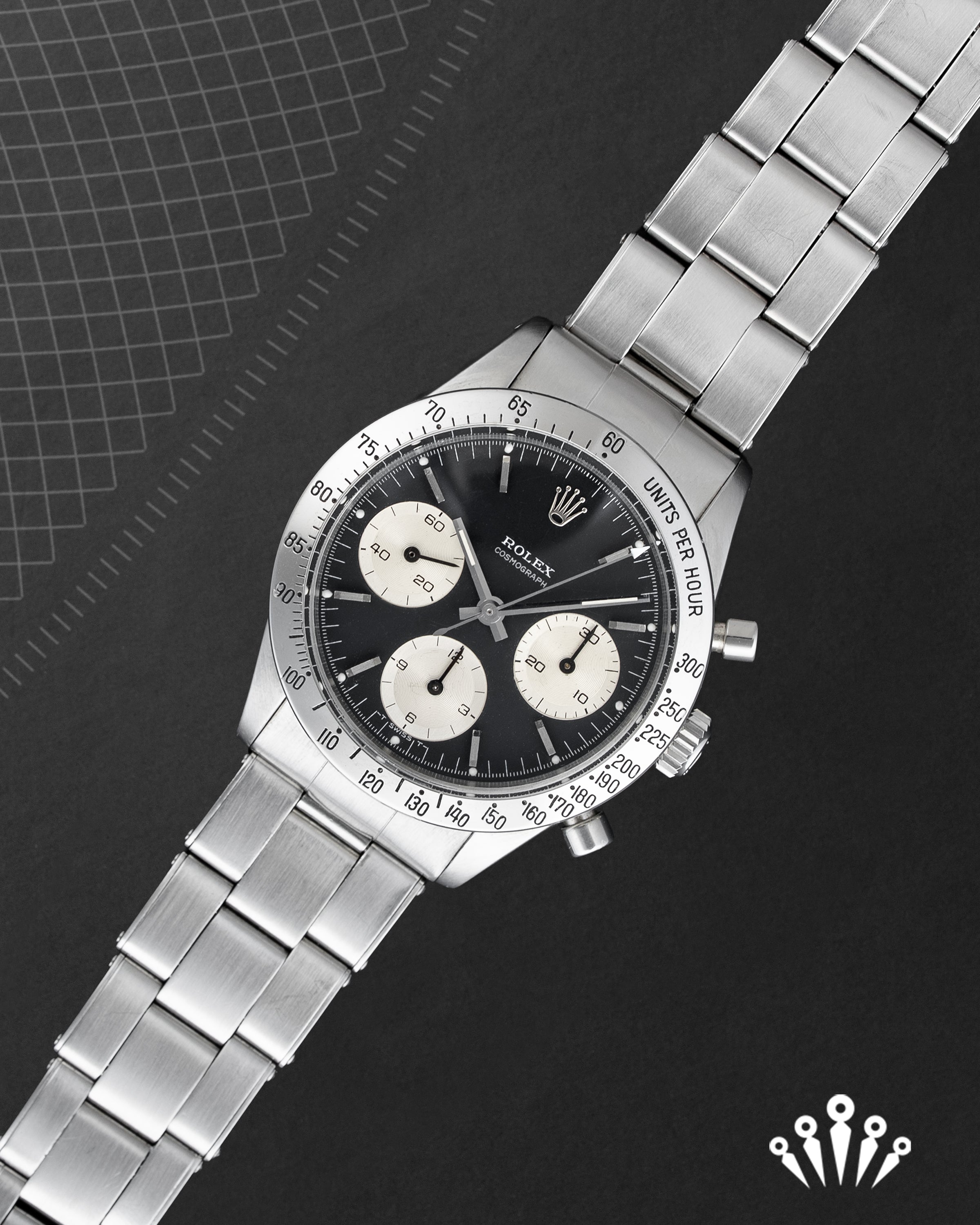 Rolex Daytona 6265 'Tropical Red' – Circa 1960 Vintage Chronograph, Stainless Steel