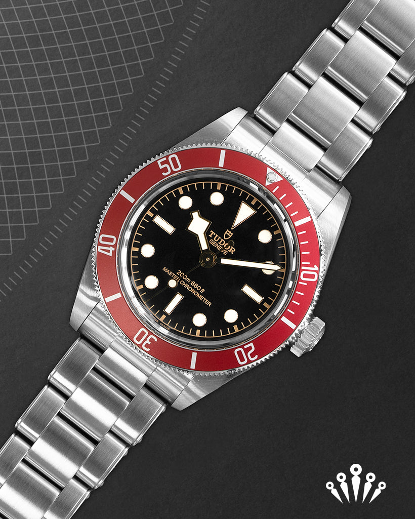 Tudor black bay deals red bezel