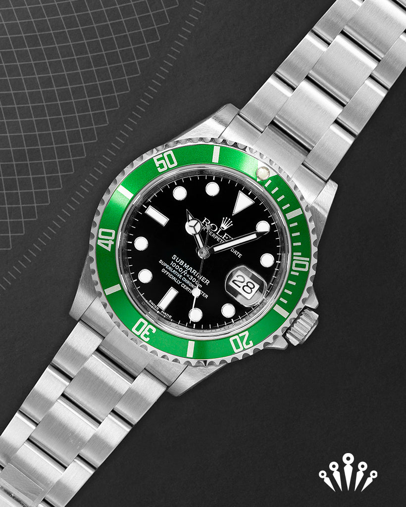 Anniversary submariner green Clearance