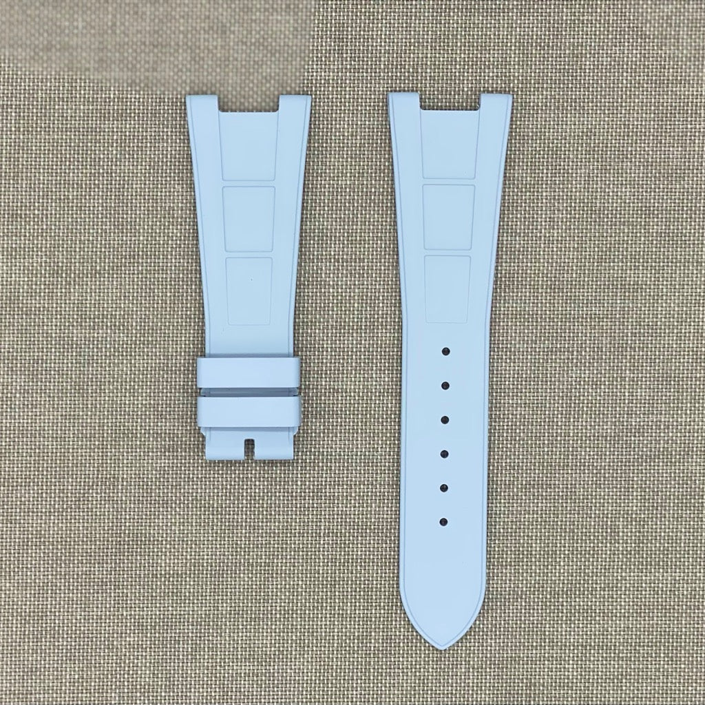 Tempomat -FKM Vulcanized Grey Rubber Strap for Patek Nautilus