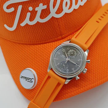 Tempomat - 22mm Orange Rubber Strap