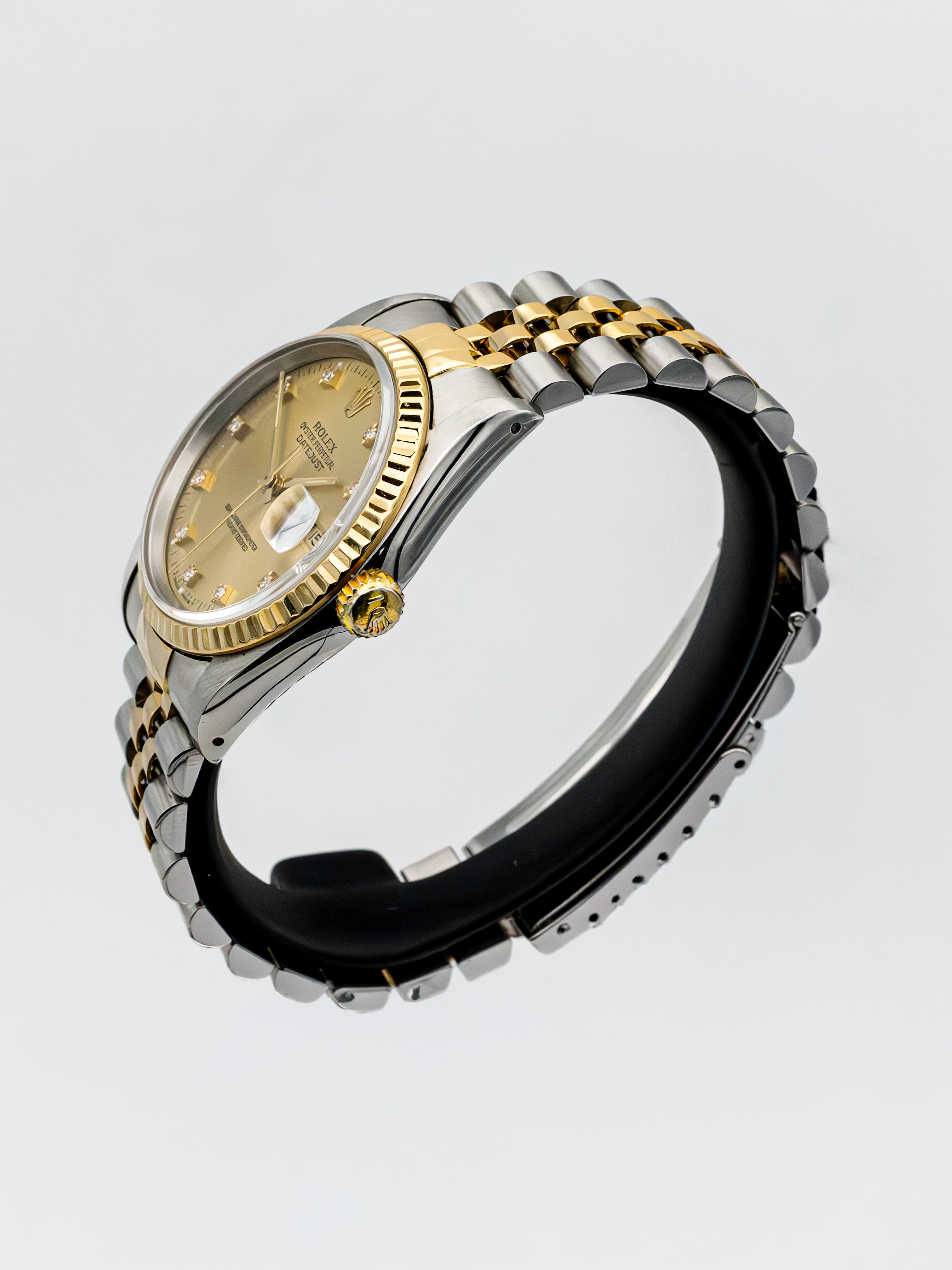 Rolex Datejust 16233 dial close-up - preowned luxury watch
