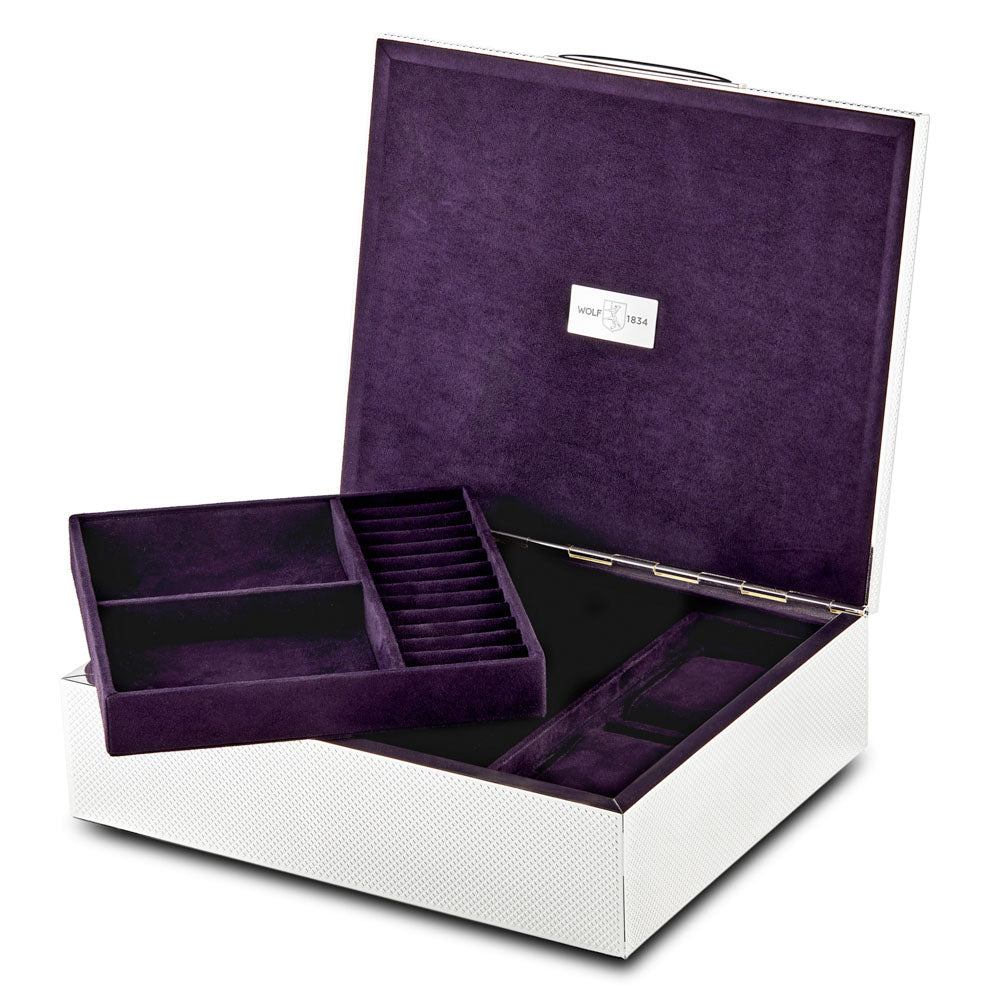 Silver Watch Jewelry and Legacy Box