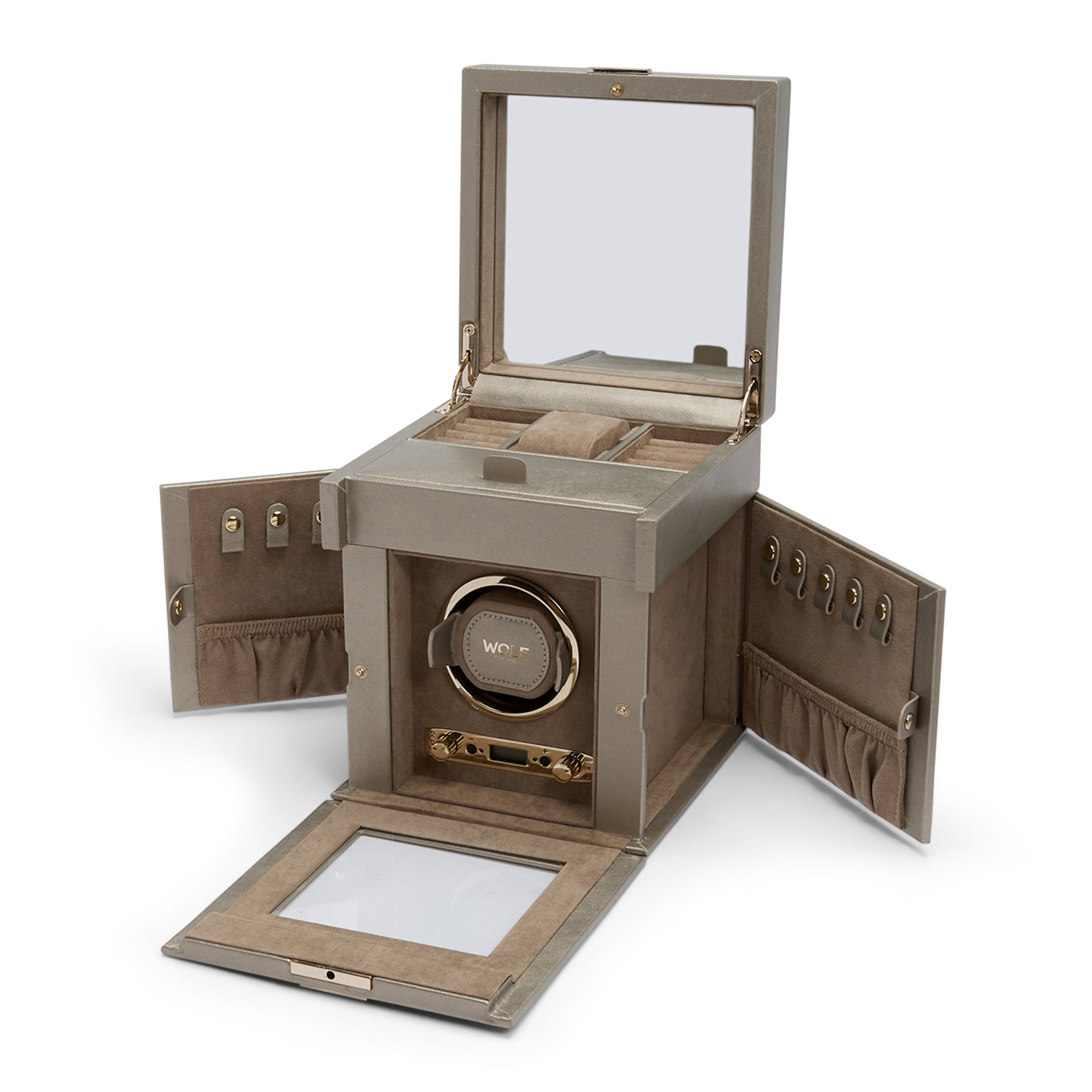 Palermo Single Watch Winder with Storage