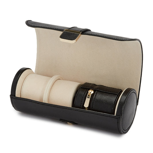 Palermo Double Watch Roll with Jewellery Pouch