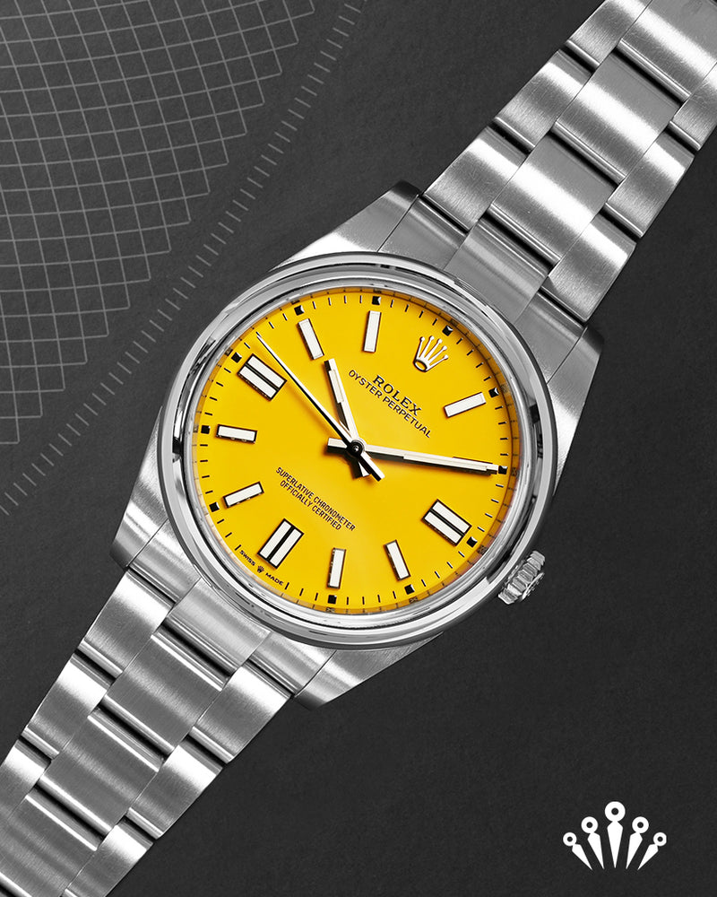 Rolex Oyster Perpetual 124300 - 2022 (Yellow Dial)