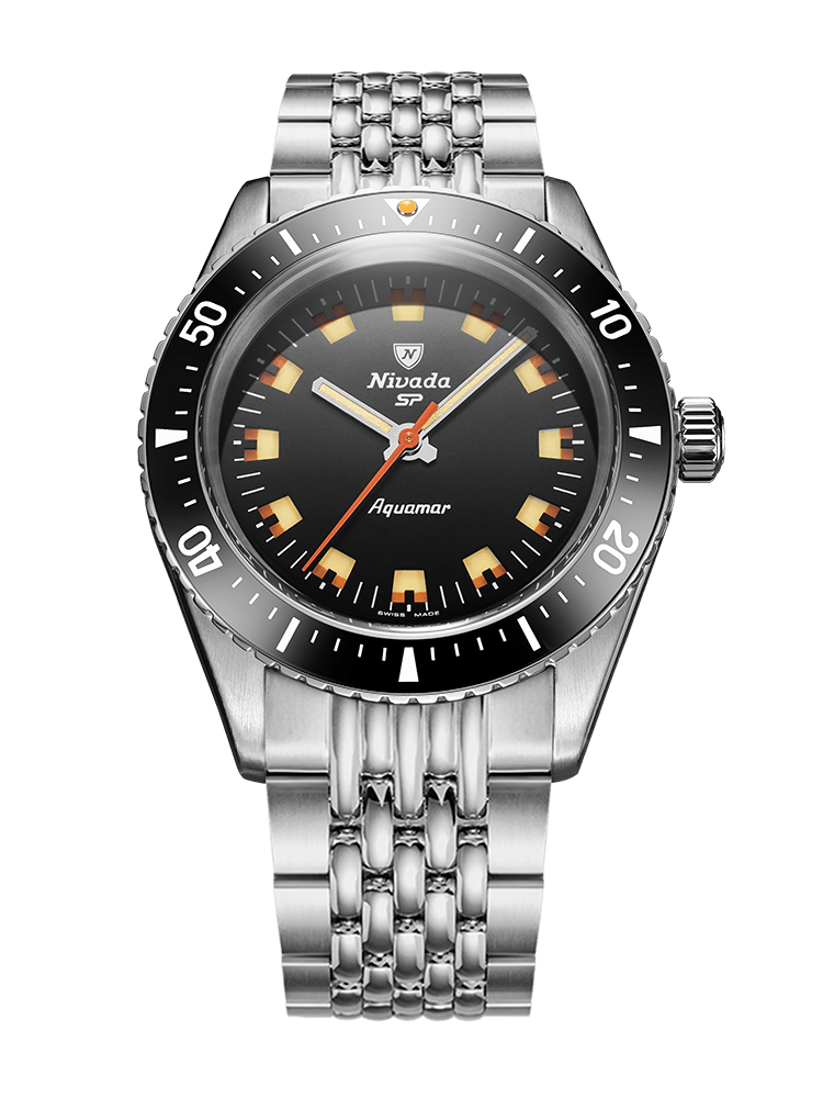 Nivada Grenchen Antarctic Diver Aquamar Black