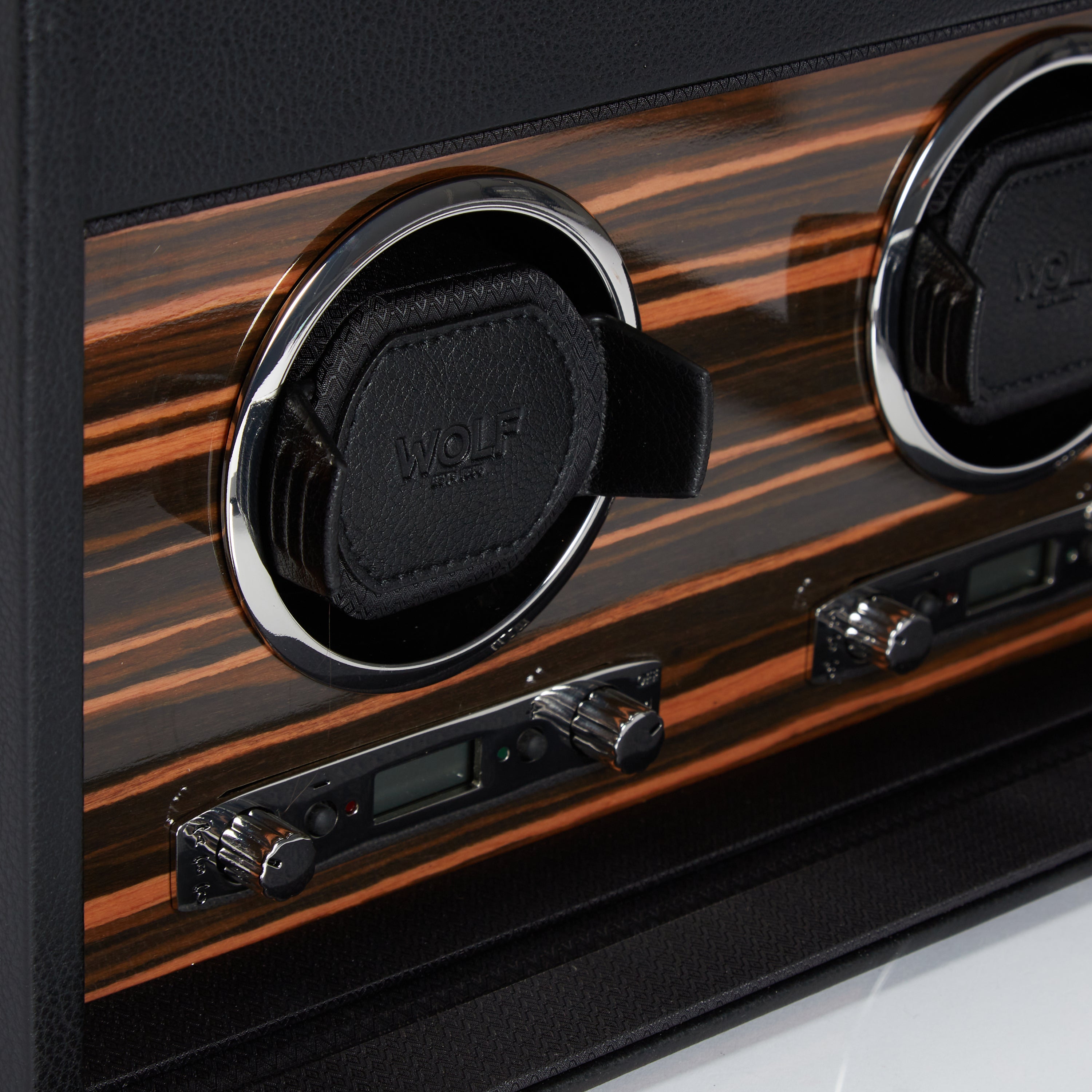 Roadster Double Watch Winder with Storage