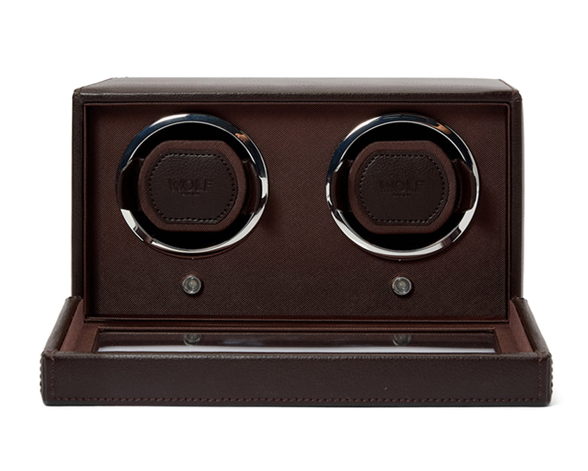 Cub Double Watch Winder with Cover