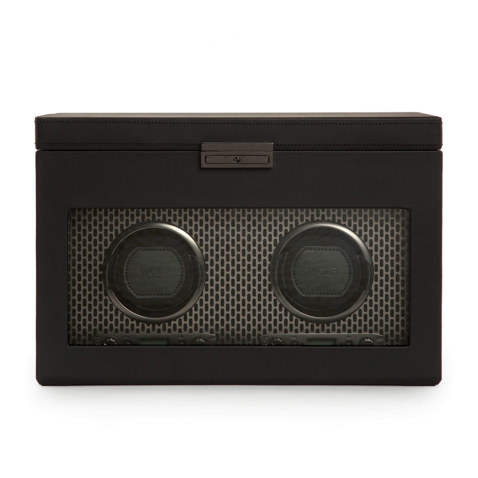 Axis Double Watch Winder with Storage