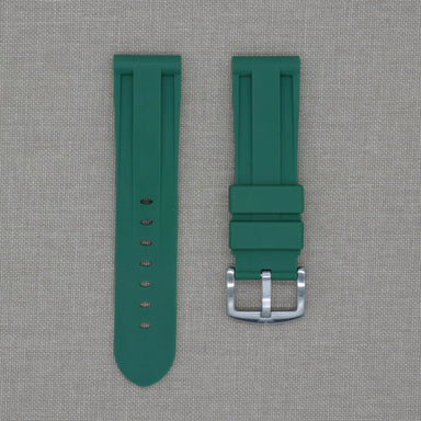 Tempomat- 24mm Green Olive Rubber Strap