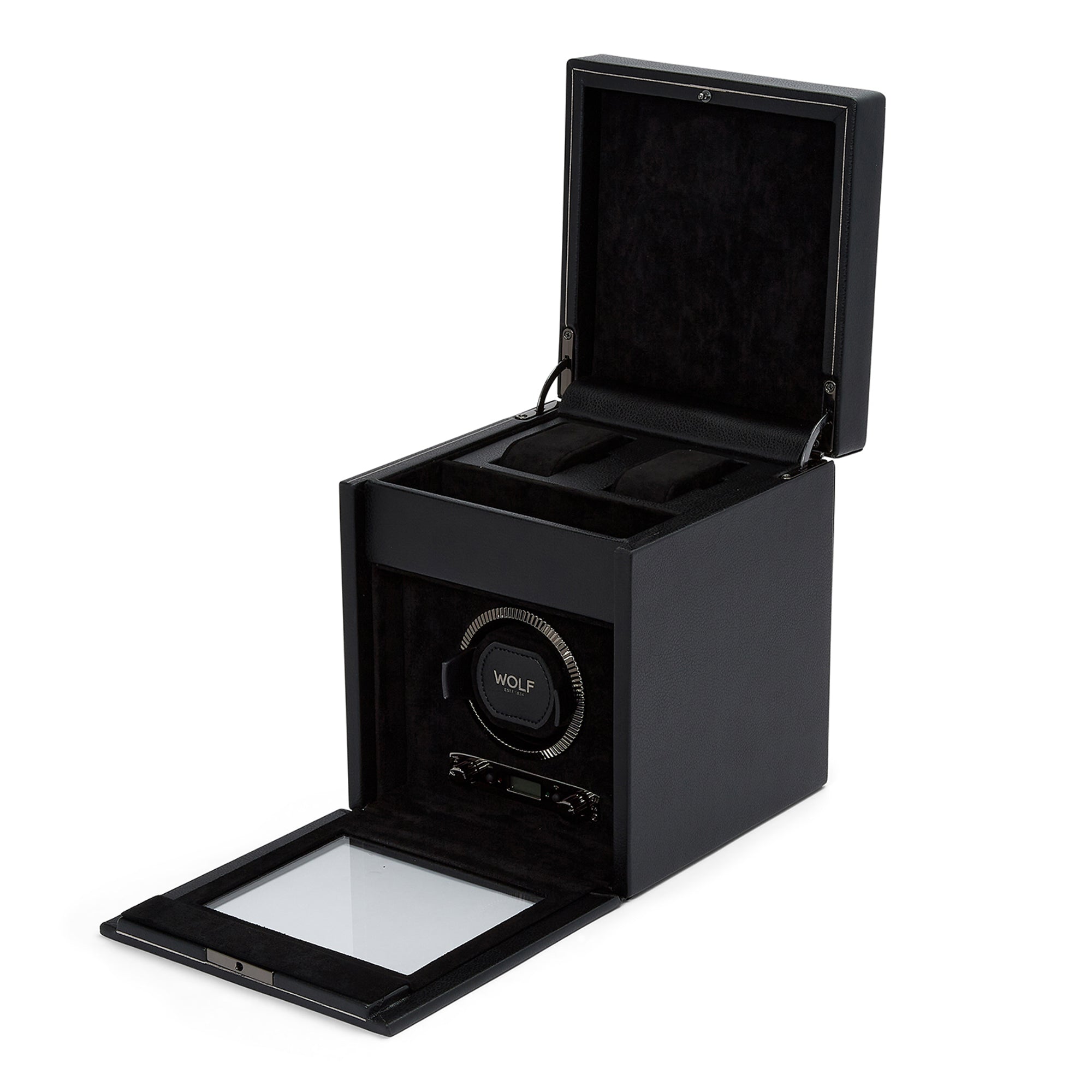 British Racing Single Watch Winder with Storage