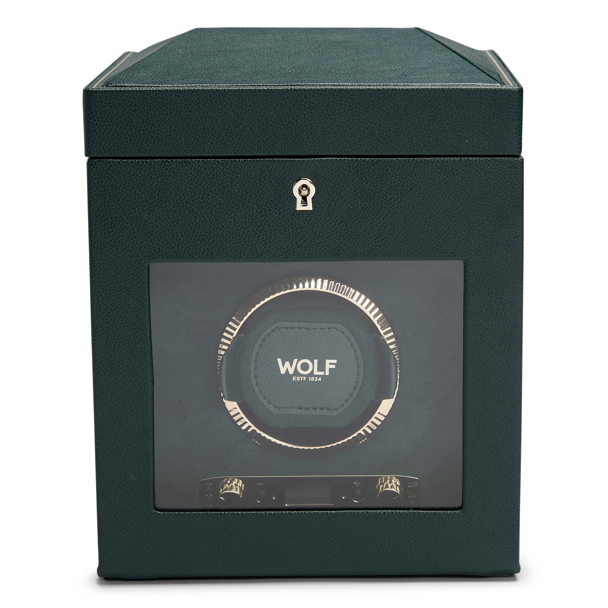 British Racing Single Watch Winder with Storage