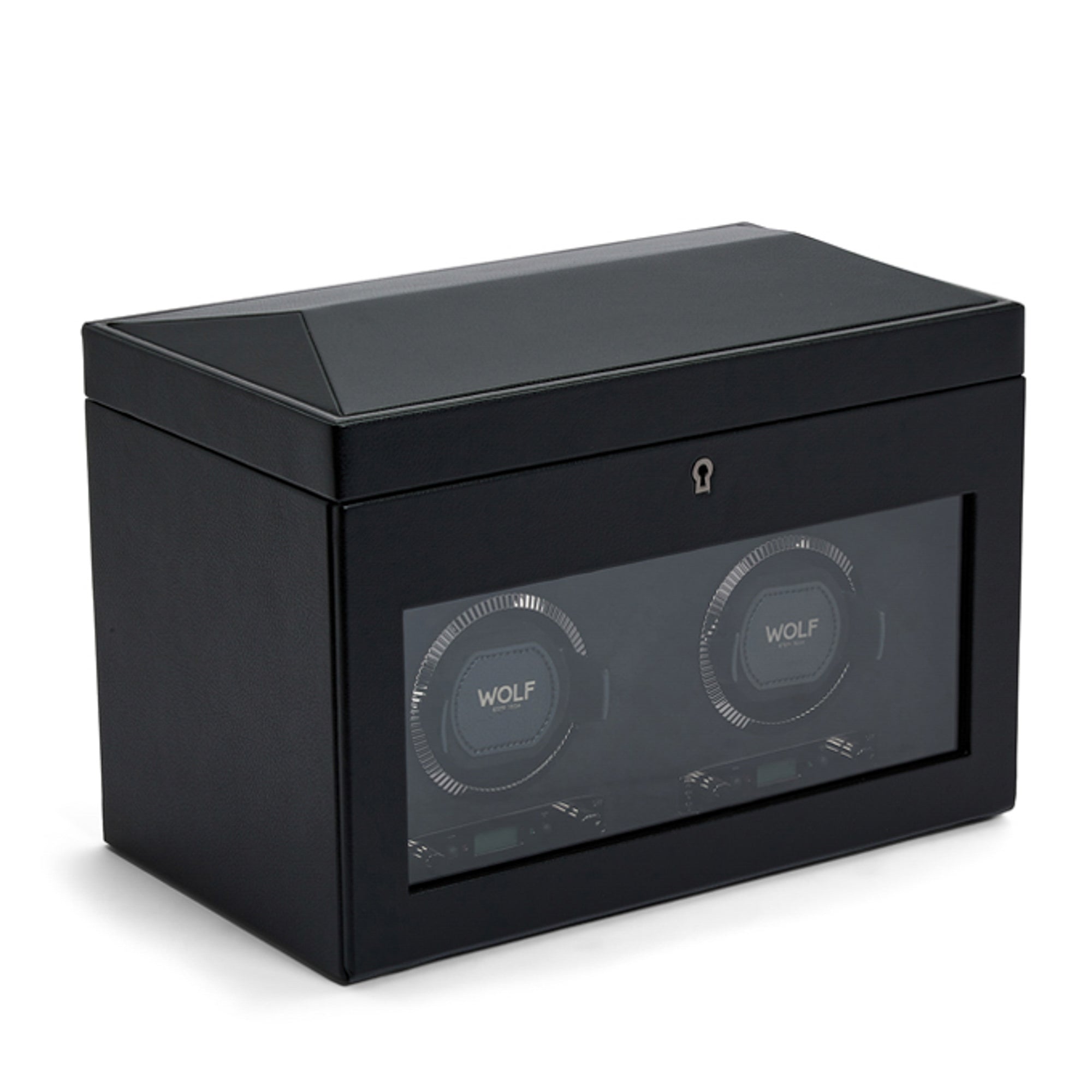 British Racing Double Watch Winder with Storage