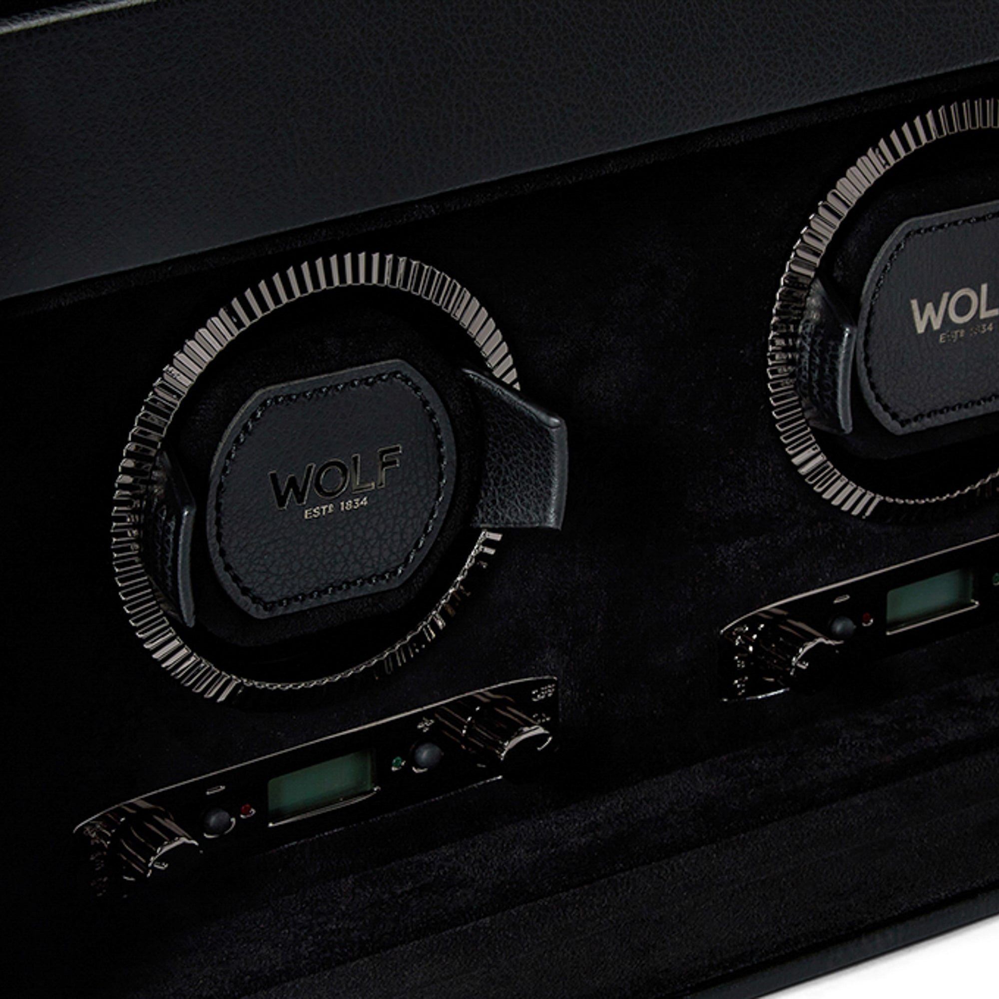 British Racing Double Watch Winder with Storage