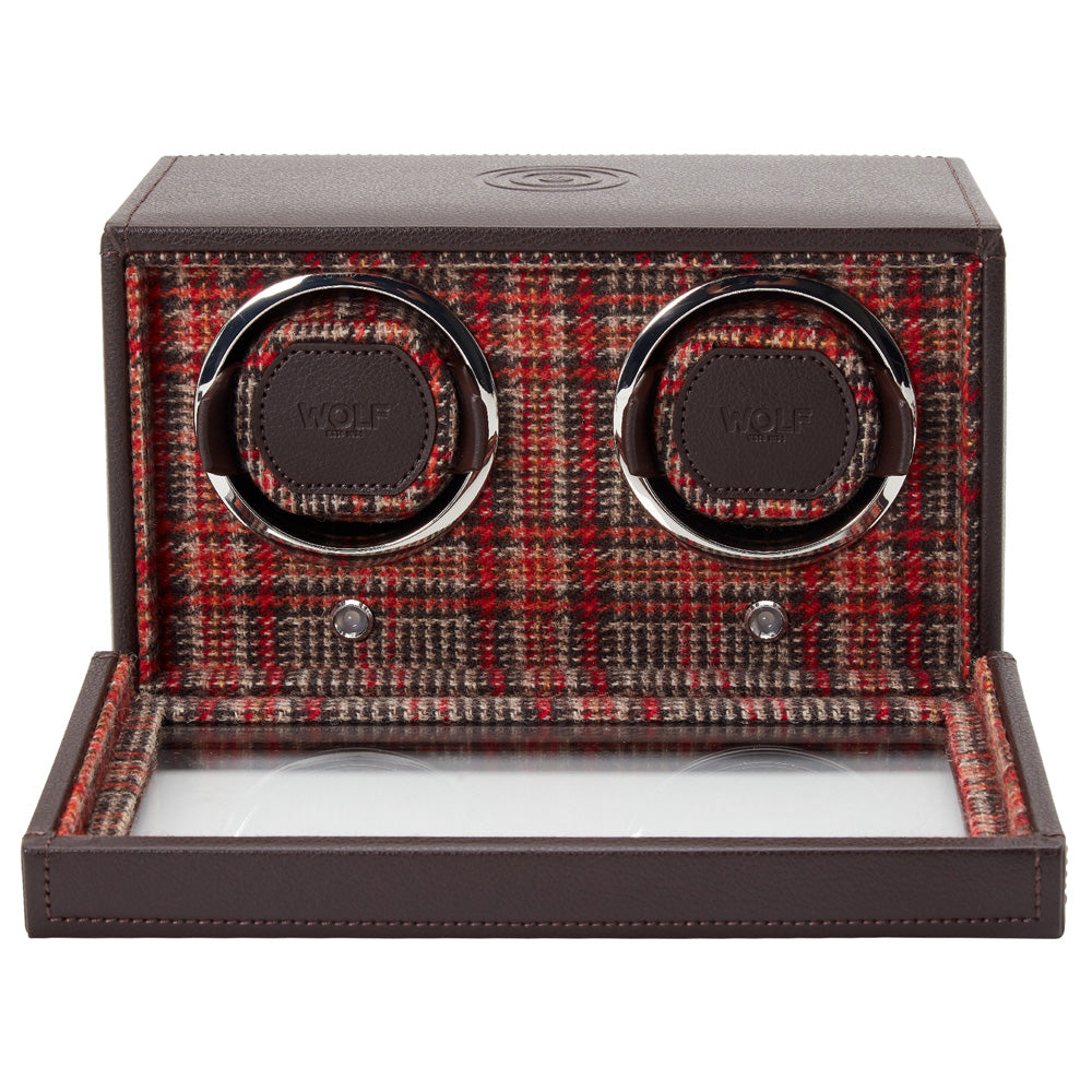 WOLF x WM Brown Double Watch Winder