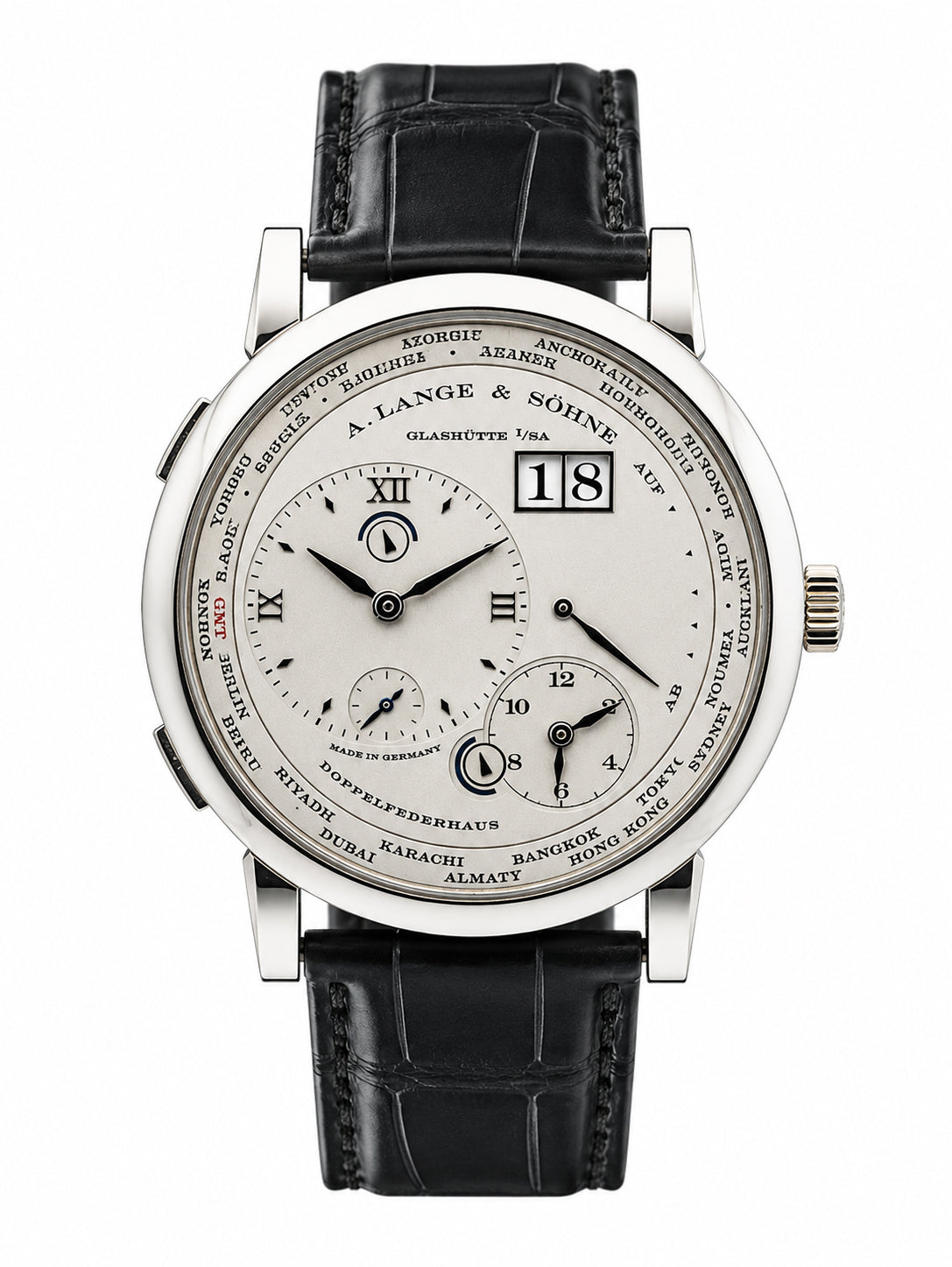 2022 - A. Lange & Söhne Lange 1 Time Zone 116.025 - Platinum  - Full set box and papers
