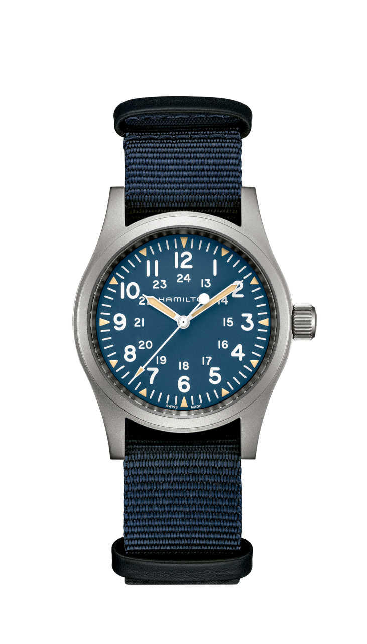 Khaki Field Mechanical 38MM Blue