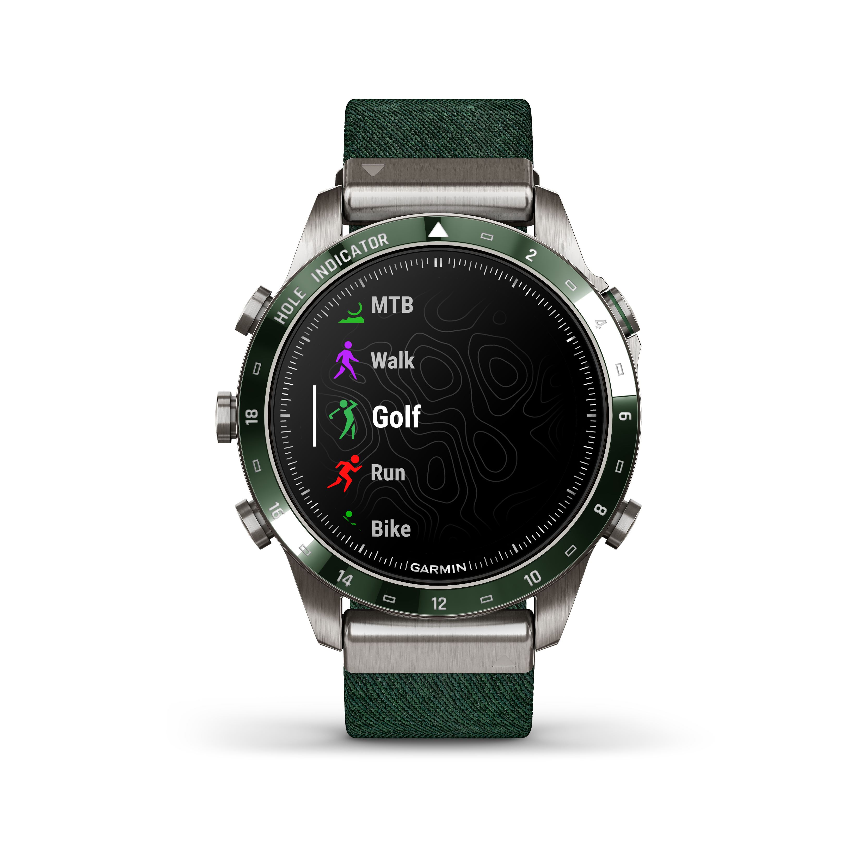 Garmin MARQ Golfer (Gen 2) – 46 mm Titanium, AMOLED Touchscreen, Luxury Golf Watch
