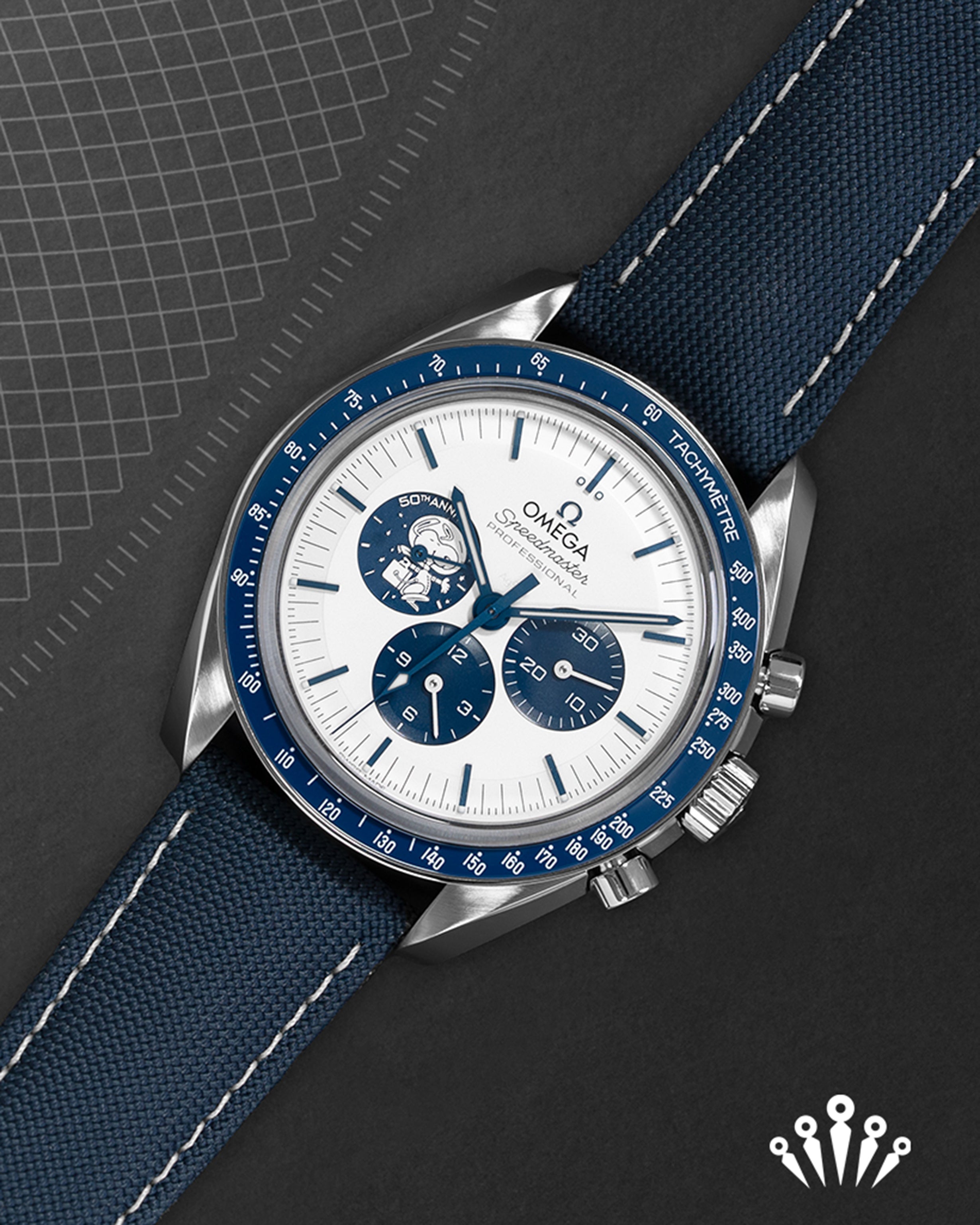 Omega Speedmaster Silver Snoopy Award 50th Anniversary