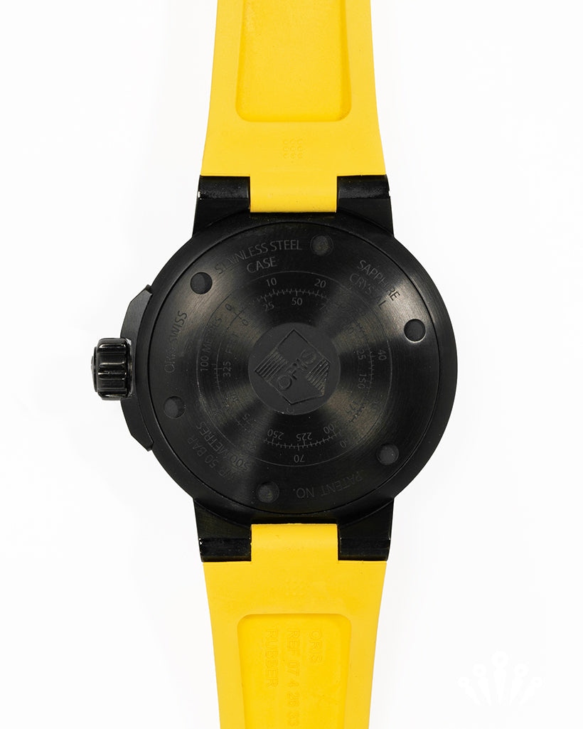 Oris aquis yellow on sale strap