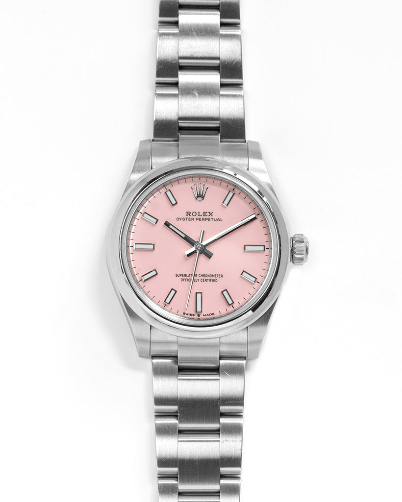 Rolex pink oyster online perpetual