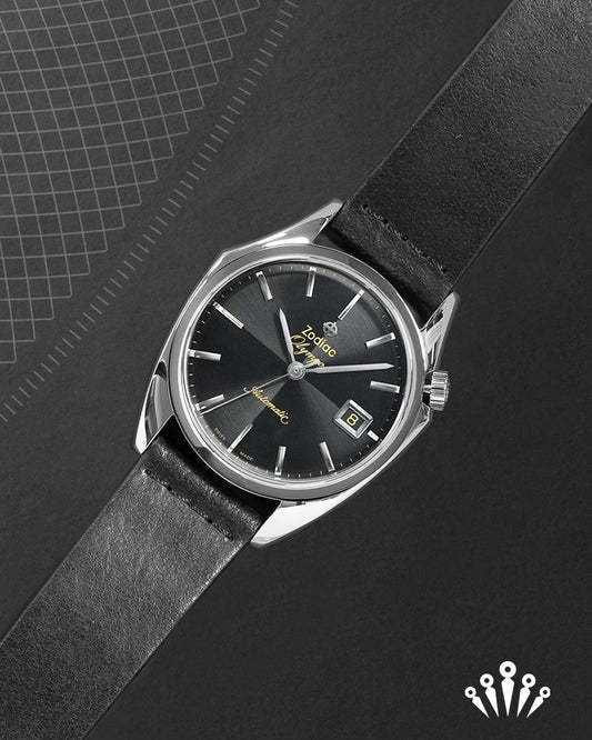 Zodiac -ZO9700 - Dress Olympos Automatic Leather Watch