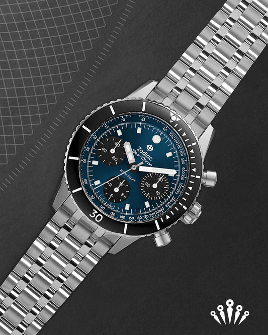 Zodiac - ZO3605 - Sea-Chron Watch Blue