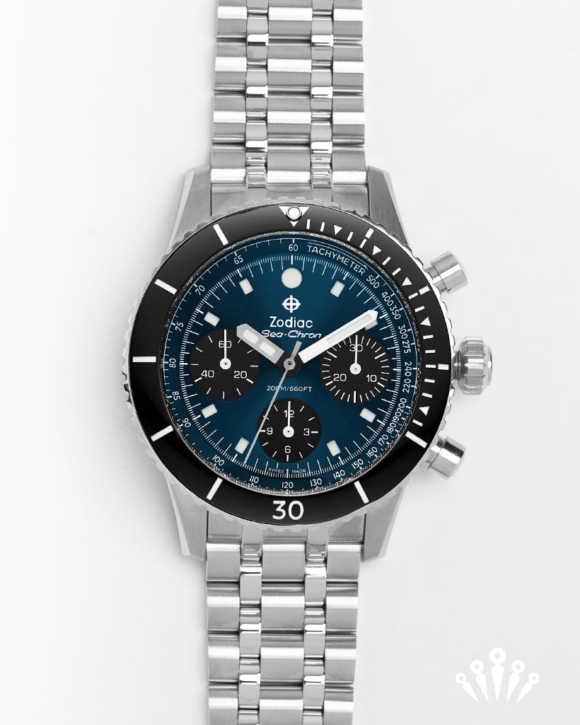 Zodiac - ZO3605 - Sea-Chron Watch Blue
