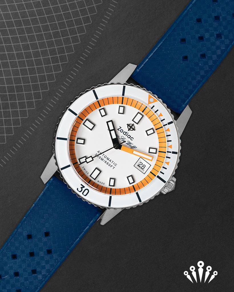 Zodiac - ZO9270 -  Super Sea Wolf Automatic Blue Rubber Watch