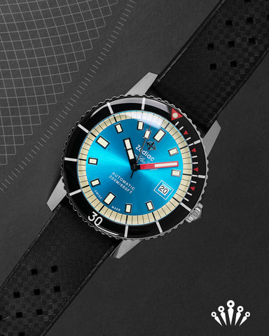 Zodiac Super Sea Wolf 53 Compression Automatic Black Rubber Watch