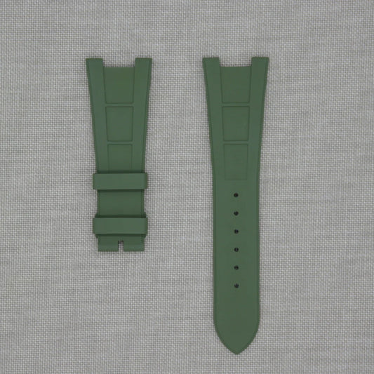 Tempomat - FKM Vulcanized Green Rubber Strap for Patek Nautilus