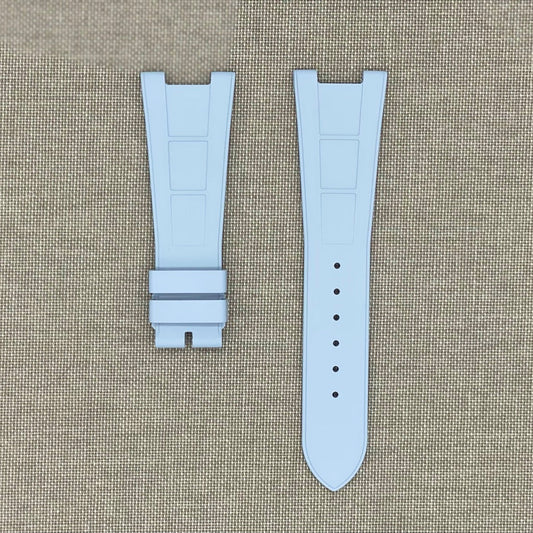 Tempomat -FKM Vulcanized Grey Rubber Strap for Patek Nautilus