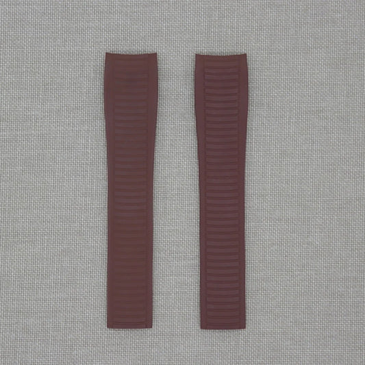 Tempomat -FKM Vulcanized Brown Rubber Strap for Patek Aquanaut