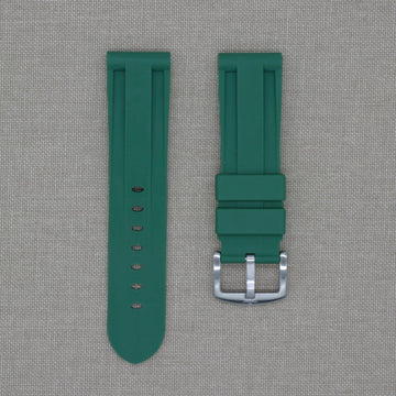Tempomat - 22mm Green Olive Rubber Strap