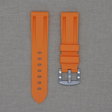 Tempomat - 22mm Orange Rubber Strap