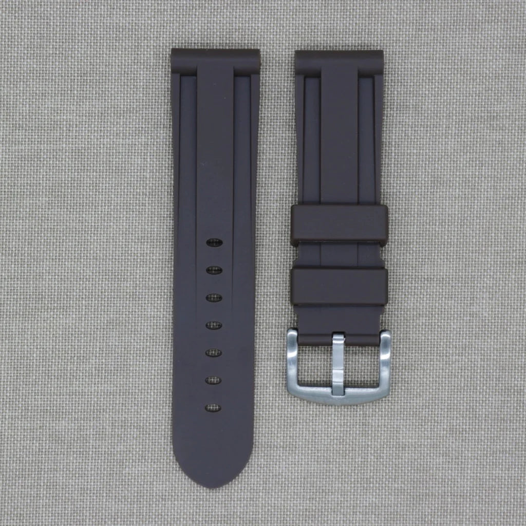 Tempomat - 22mm Brown Rubber Strap
