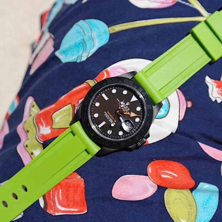 Tempomat - 22mm Lime Rubber Strap