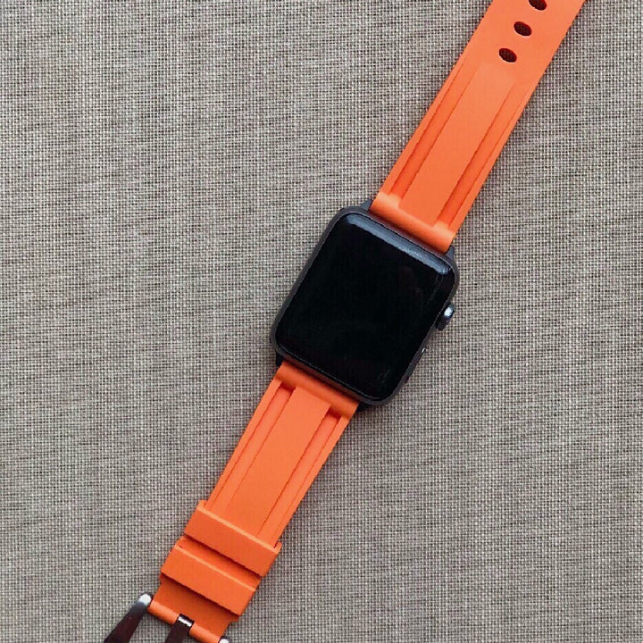 Tempomat - Orange Rubber Strap - iwatch-